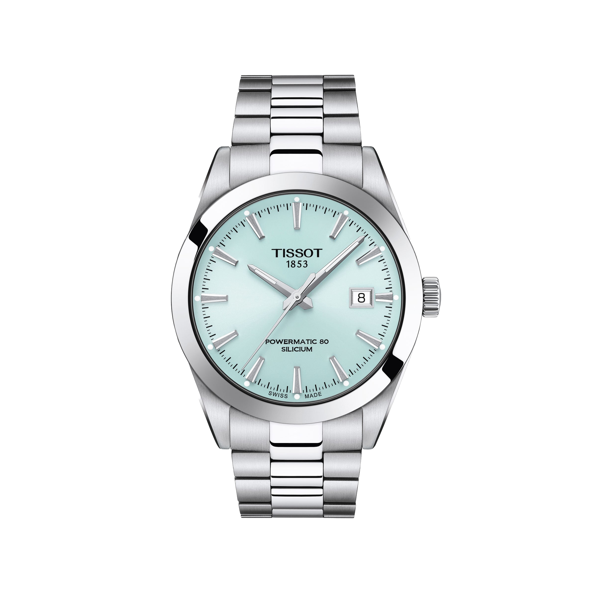 Tissot Gentleman Powermatic 80 Silicium Ice Blue – Time+Tide Watches