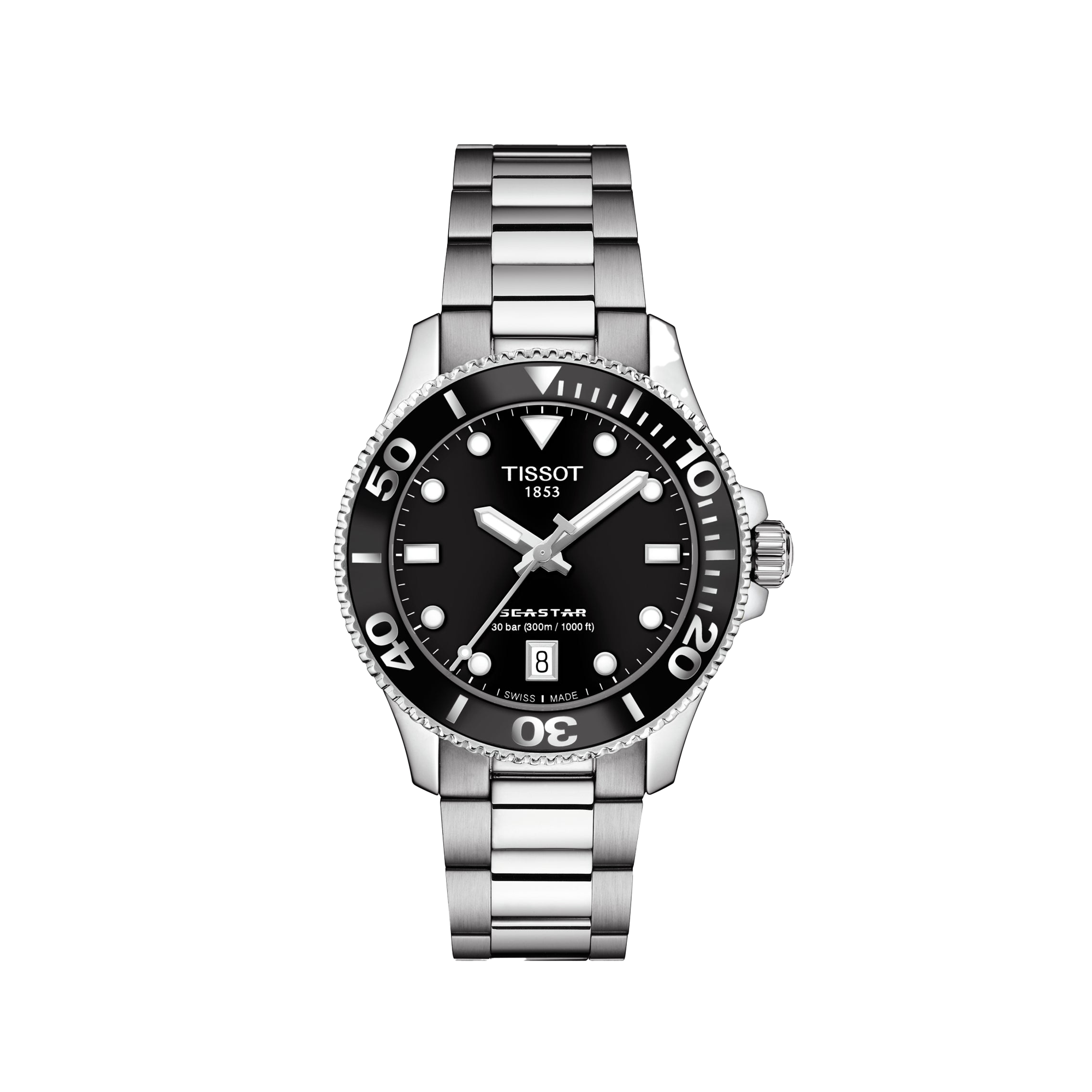Tissot Seastar 1000 36mm Black – Time+Tide Watches AU