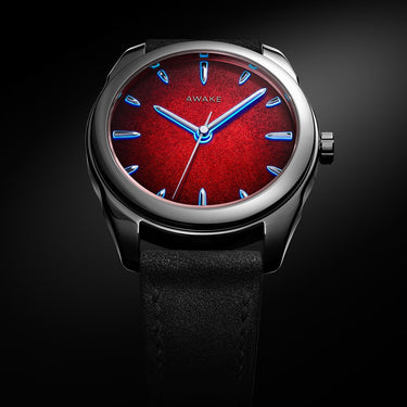 AWAKE Sơn Mài - Silver Leaf « Carmine Red »