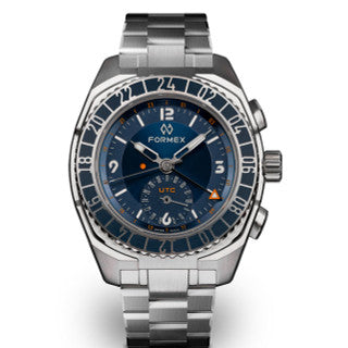 FORMEX STRATOS Automatic UTC True Pilot Blue 41 mm