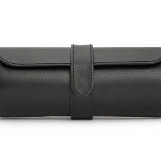 Wolf Hertage Watch Roll - Black/Grey