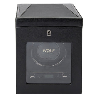 Wolf British Racing Single Watch Winder Black