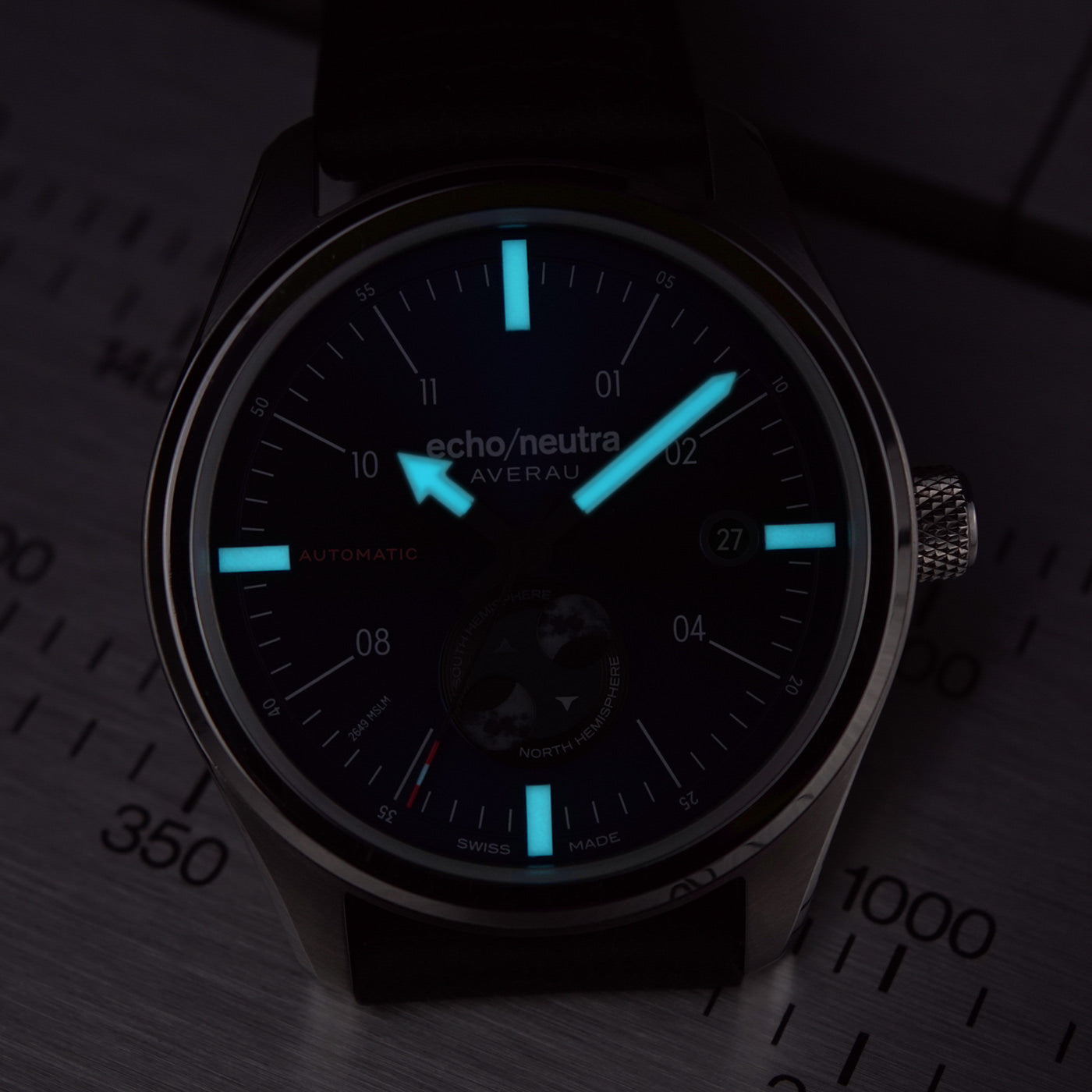 Averau Moonphase Blu lume