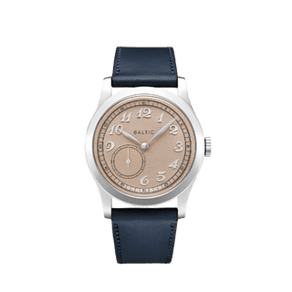 Baltic MR01 Salmon 36mm - Blue Leather Strap