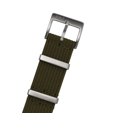 Bark & Jack Army Green Ribbed Nylon