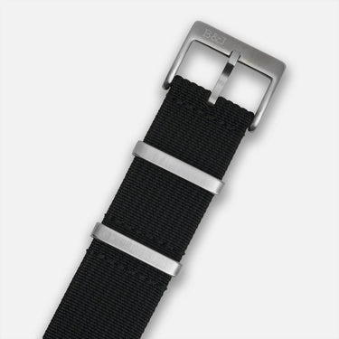 Bark & Jack Black Ribbed Nylon