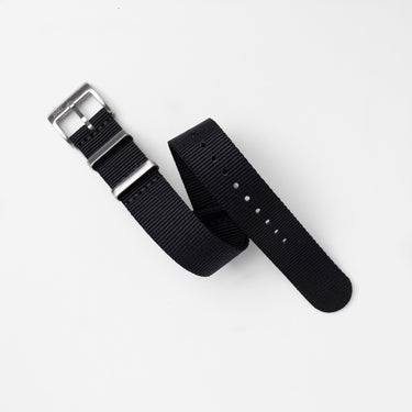 Bark & Jack Black Tubular Nylon Strap