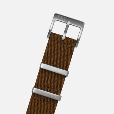 Bark & Jack Brown Ribbed Nylon