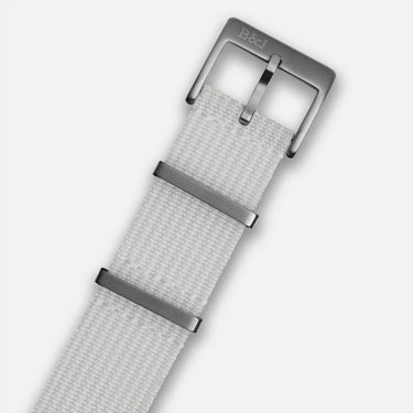 Bark & Jack White Ribbed Nylon