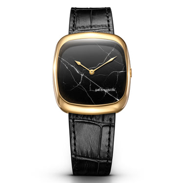 Dennison ALD Black Marble In Gold