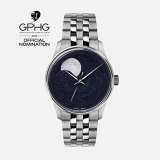 Christopher Ward C1 Moonphase 37 - Midnight Blue - Consort Bracelet - Image