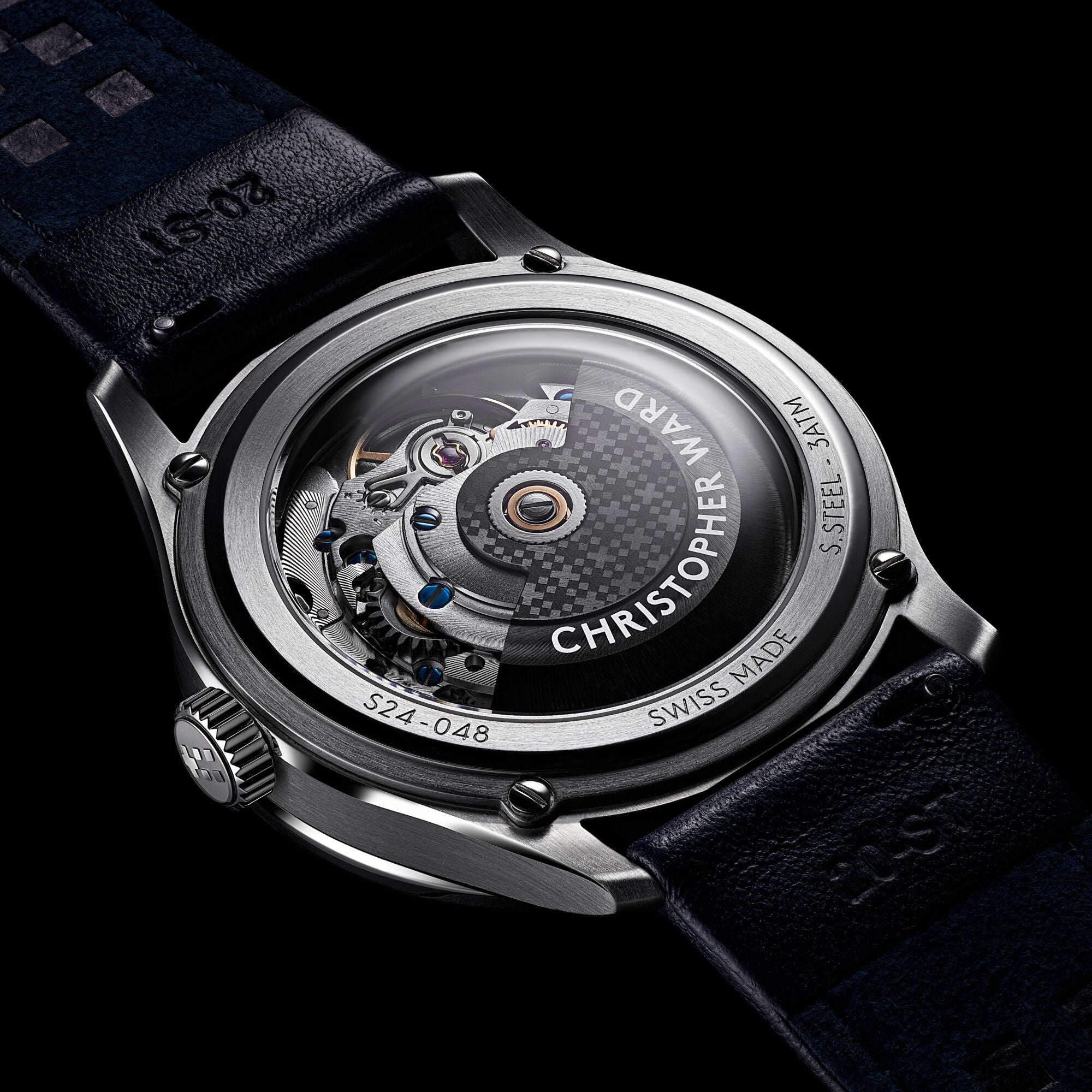 Christopher Ward C1 Moonphase 37 - Midnight Blue - Consort Bracelet - Image