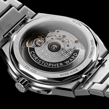 Christopher Ward The Twelve - Alta White - Steel Bracelet - Image