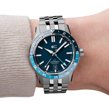Christopher Ward C60 Trident GMT 300 - Blue - Consort Bracelet - Image