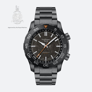 Christopher Ward C60 Lympstone - Carbon Black - Bader bracelet - Image