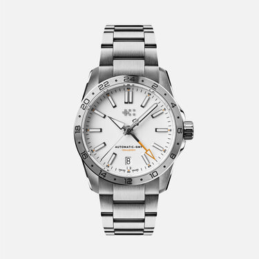 Christopher Ward C63 Sealander GMT 36 - White - Steel - Image