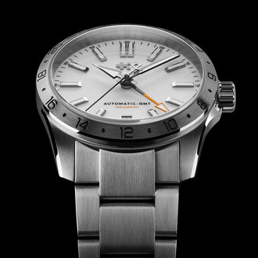Christopher Ward C63 Sealander GMT 36 - White - Steel - Image