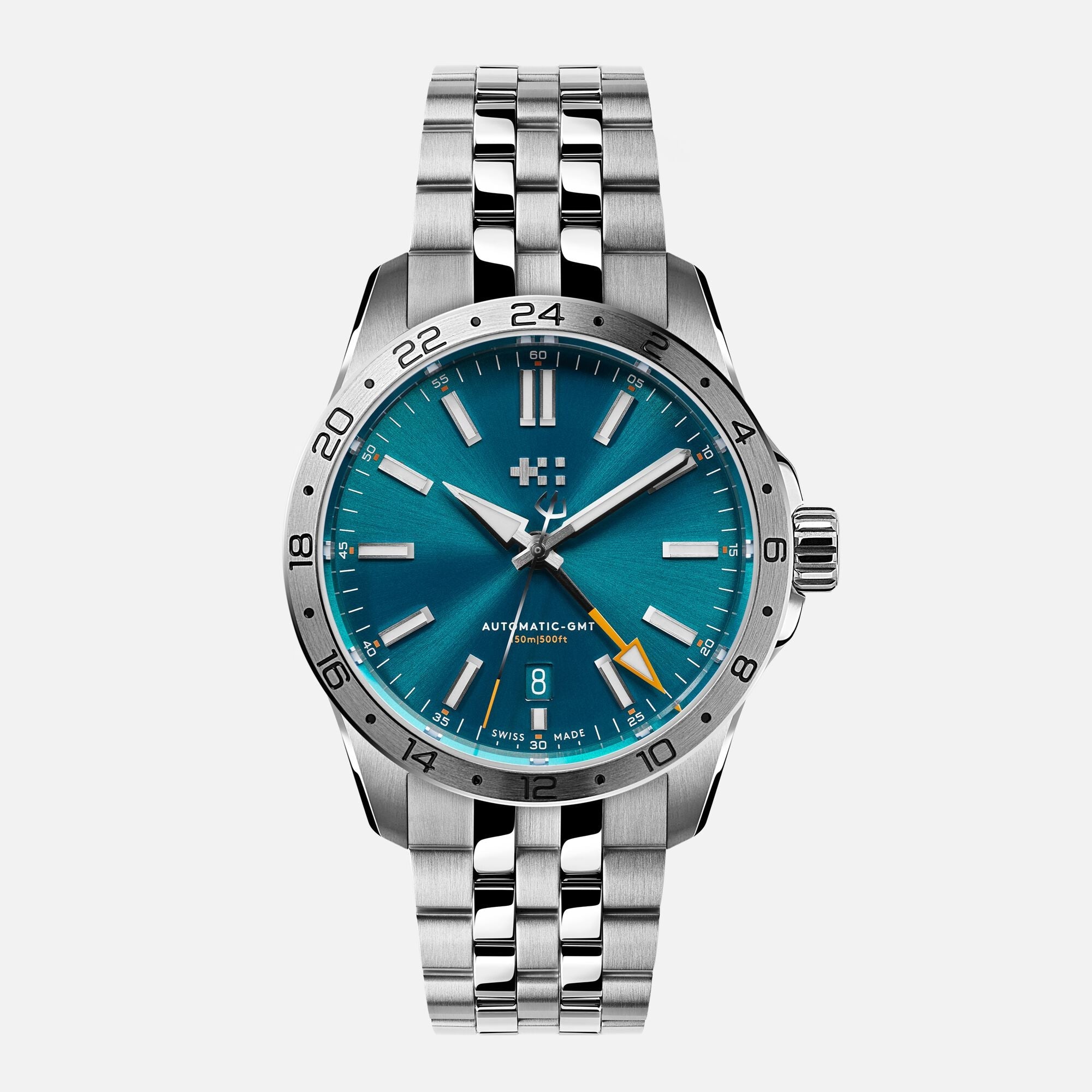 Christopher Ward C63 Sealander GMT - Dragonfly Blue - Consort bracelet - Image