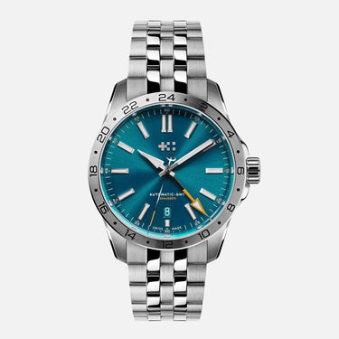 Christopher Ward C63 Sealander GMT - Dragonfly Blue - Consort bracelet - Image