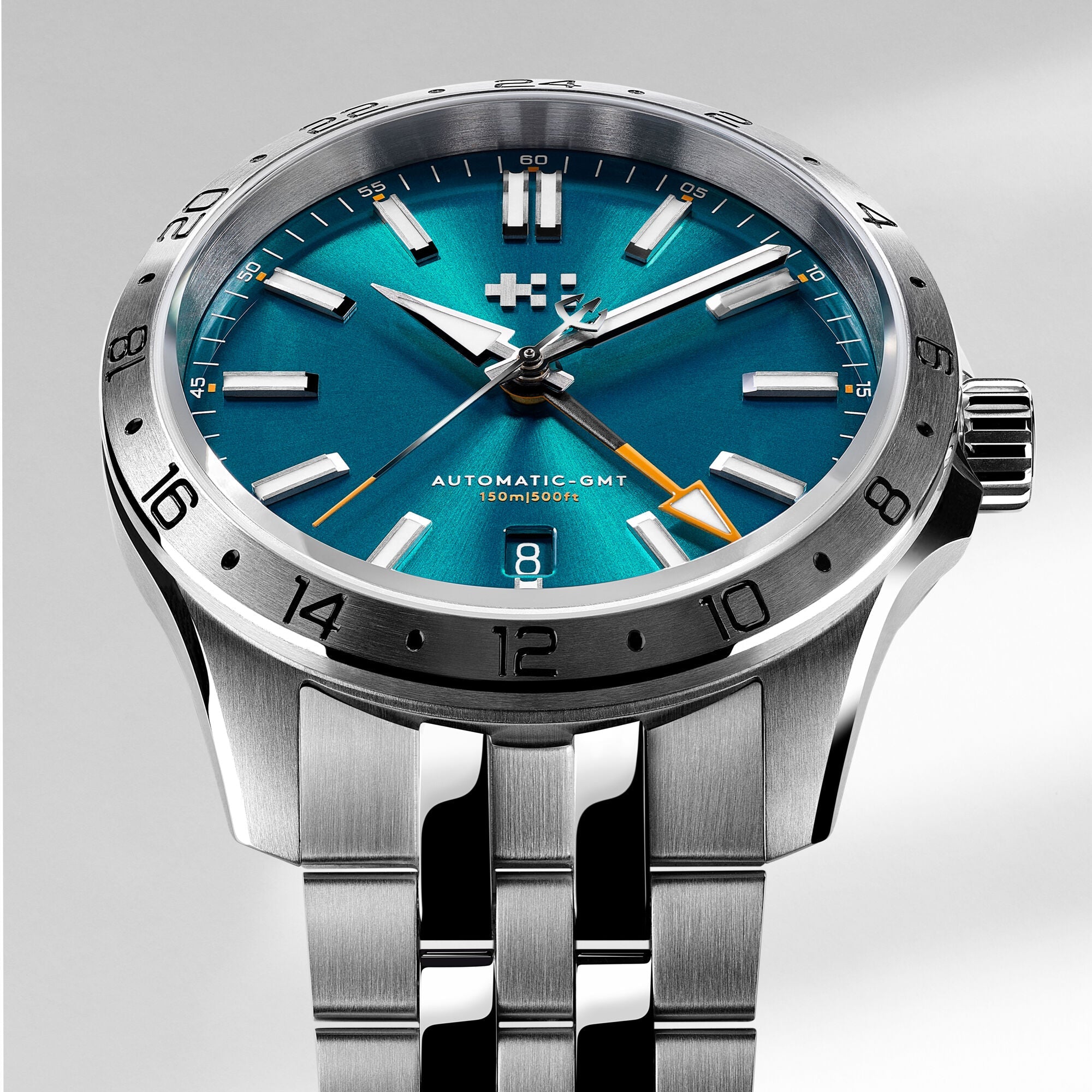 Christopher Ward C63 Sealander GMT - Dragonfly Blue - Consort bracelet - Image