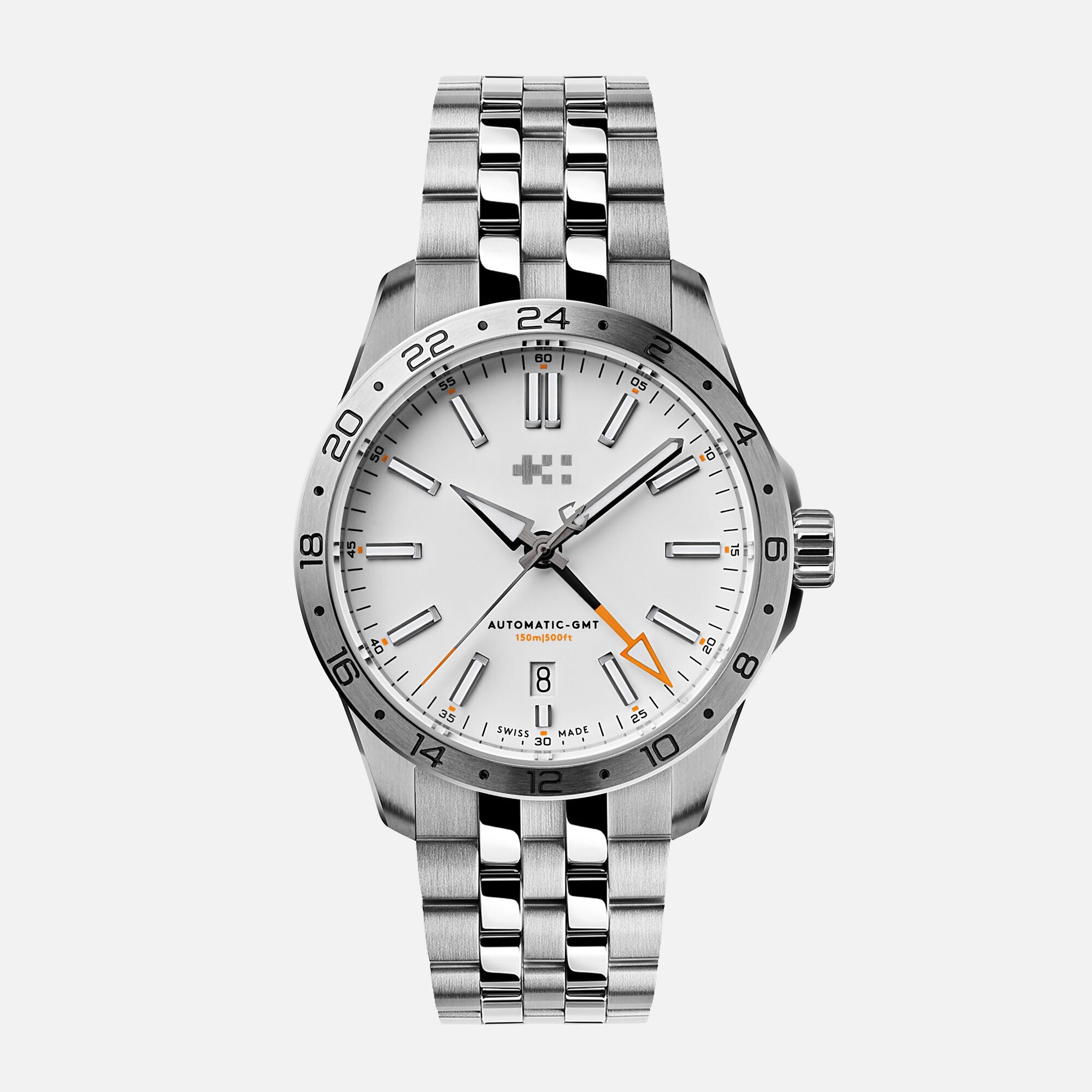Christopher Ward C63 Sealander GMT - White - Consort bracelet - Image