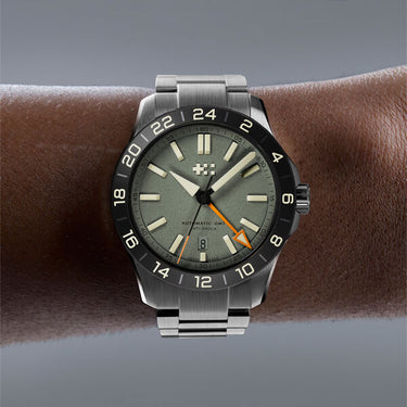 Christopher Ward C63 Sealander Extreme GMT 41mm Khaki