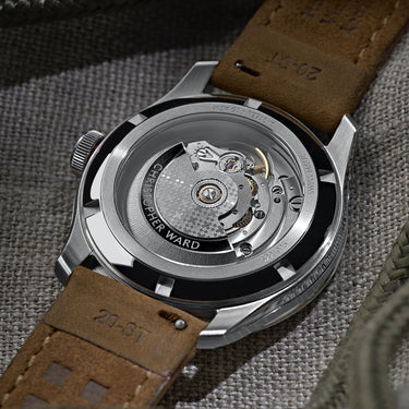 Christopher Ward C65 Dune Automatic - White Sand - Bader bracelet - Image