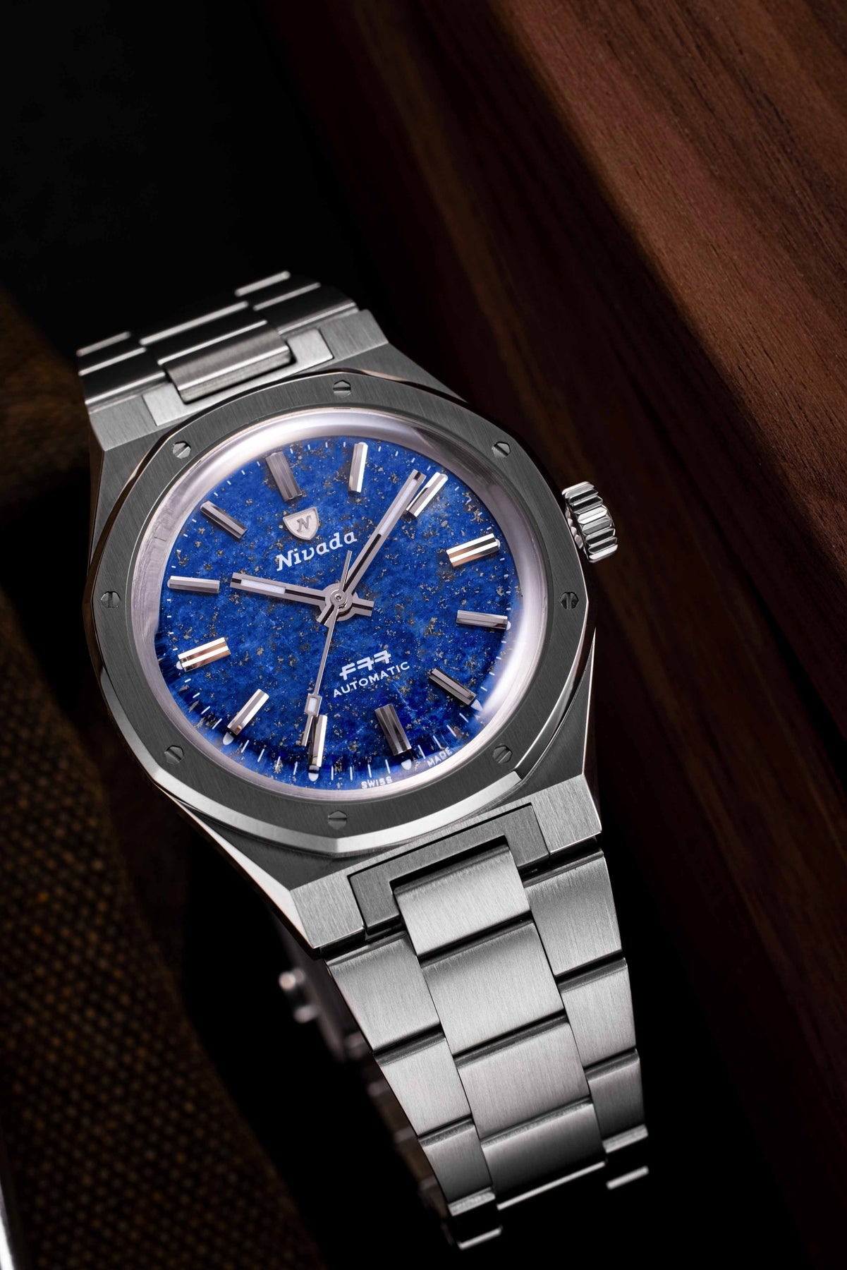 Nivada Grenchen F77 Lapis Lazuli – Time+Tide Watches AU