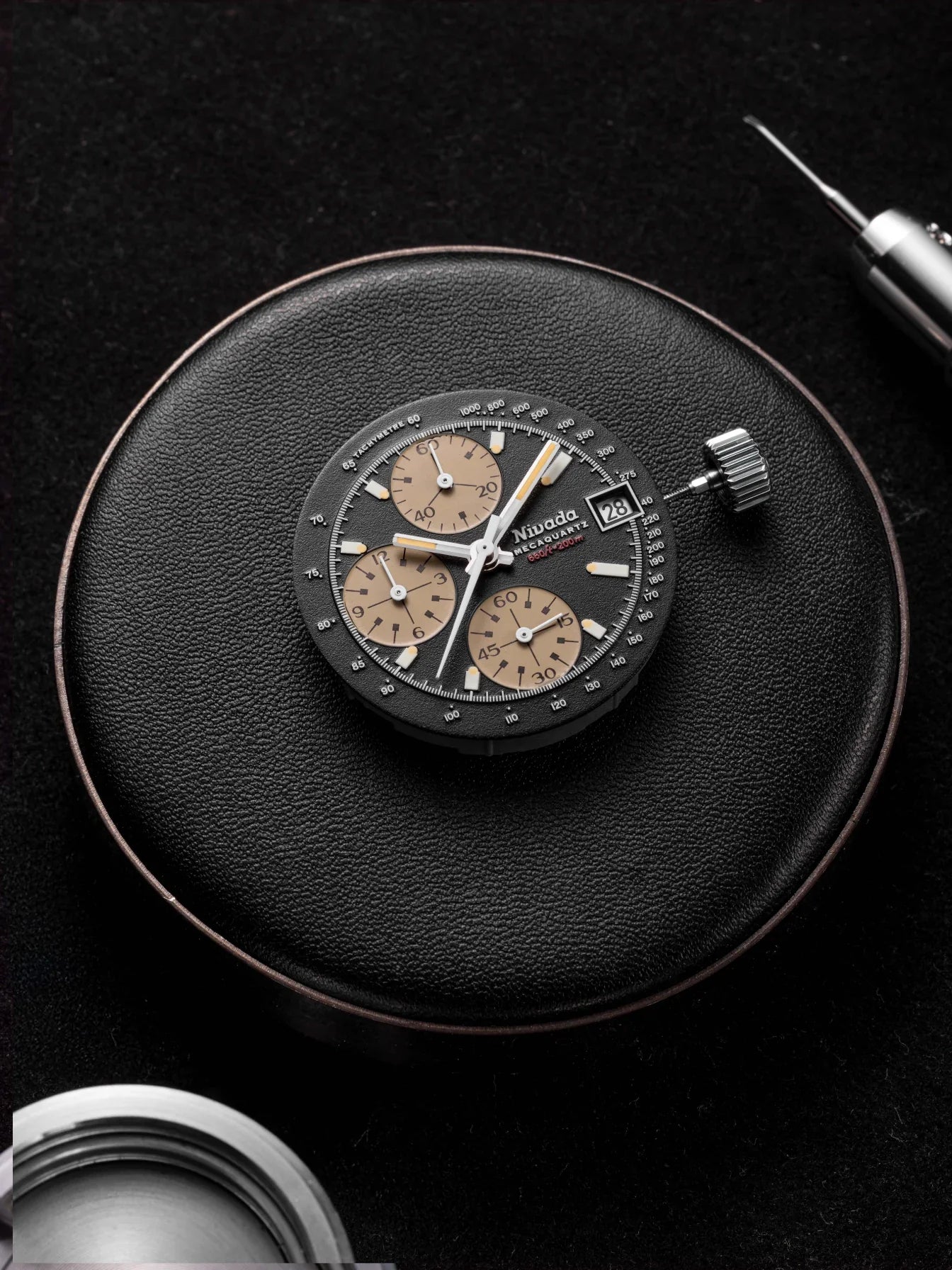 Nivada Grenchen Chronosport Mecaquartz – Time+Tide Watches US Nivada Grenchen Chronosport Mecaquartz – Time+Tide Watches US