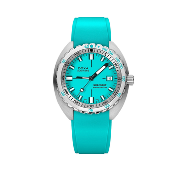 DOXA SUB 1500T Aquamarine, rubber strap