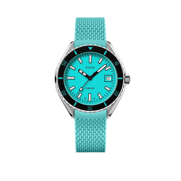 DOXA SUB 200 Aquamarine, rubber strap