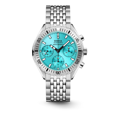 DOXA SUB 200 C-GRAPH II Aquamarine, stainless steel bracelet