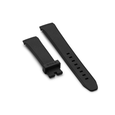 DOXA SUB 200 C-GRAPH II Rubber strap, Black