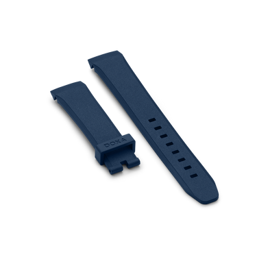 DOXA SUB 200 C-GRAPH II Rubber strap, Navy blue
