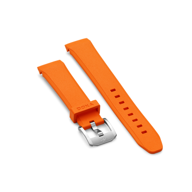 DOXA SUB 200 C-GRAPH II Rubber strap with buckle, Orange