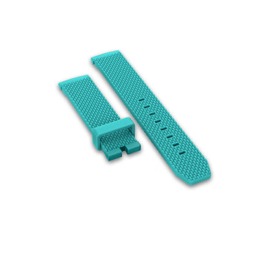 DOXA SUB 200 C-GRAPH Rubber strap, Turquoise