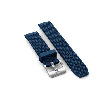 DOXA SUB 200 C-GRAPH Rubber strap with buckle, Navy blue