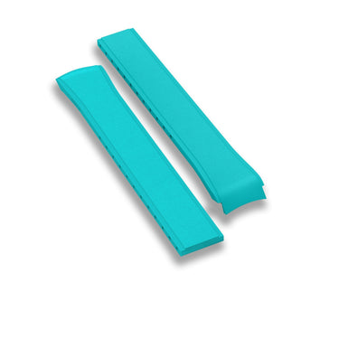 DOXA SUB 300 Carbon Rubber strap, Turquoise