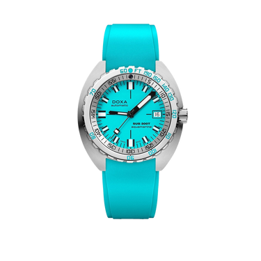 DOXA SUB 300T Aquamarine, rubber strap