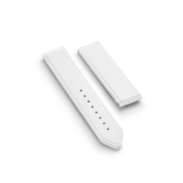 DOXA SUB 600T Rubber strap, White