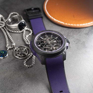 NORQAIN Wild ONE Skeleton 42mm Purple - Limited Edition
