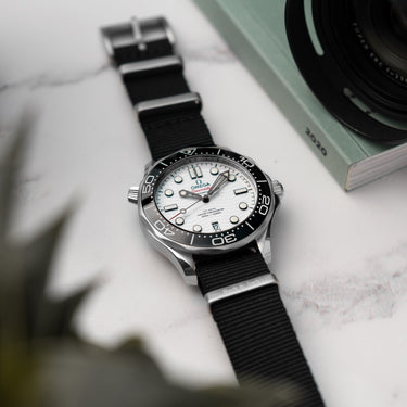 Bark & Jack Black Tubular Nylon Strap