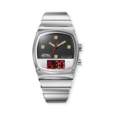 Brew Metric - Digital Blend Analog-LED Watch