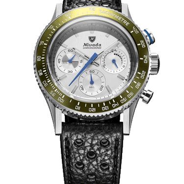 Nivada Grenchen Chronoking Mecaquartz Racing Grey