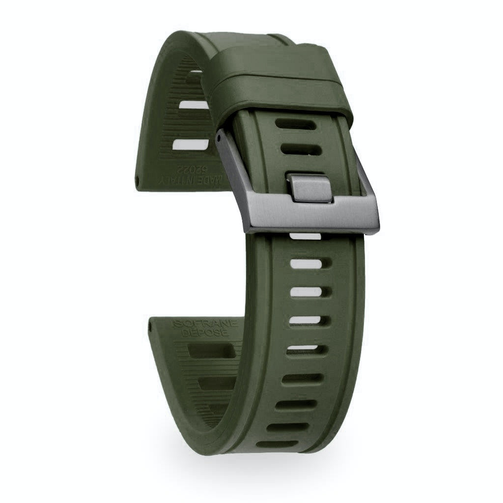 Isofrane Dive Watch Rubber Strap Green