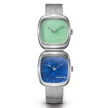 Dennison Dual Time Mini – Lagoon Jadeite & Lapis Lazuli