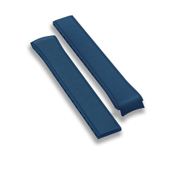 DOXA SUB 750T Rubber strap, Navy blue