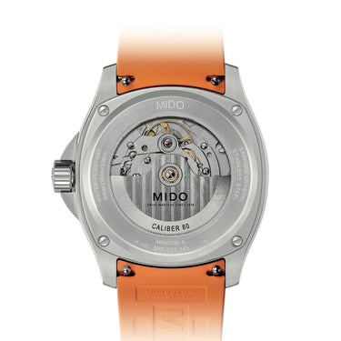 MIDO Multifort TV Big Date - Gradient Grey Dial - Rubber Strap