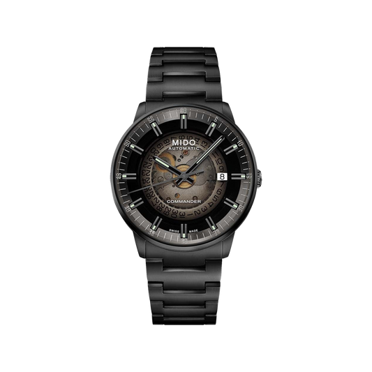 MIDO Commander Gradient - Stainless Steel with Black PVD - Black PVD Strap
