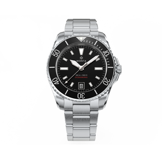 Monta Oceanking, 60-Minute Bezel, with Date, Black Dial, Ceramic Bezel